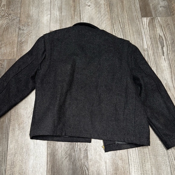 Men’s Tommy Hilfiger XXL Gray Wool Zip Up Jacket heavy lined - Picture 6 of 7